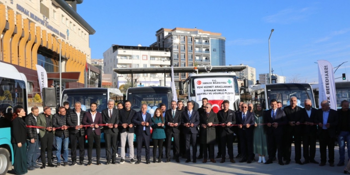 6 adet CENTRO, düzenlenen törenle Şırnak’ta hizmet vermeye başladı.