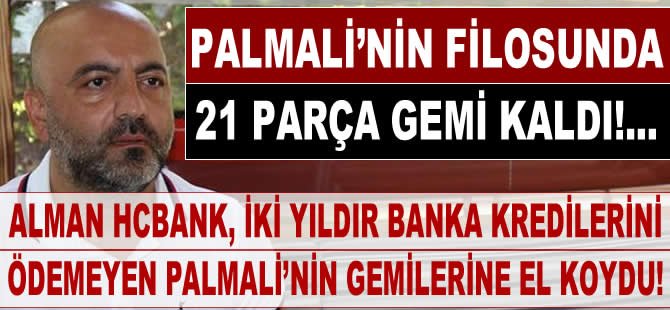 Alman HC Bank kredileri geri çağırdı, Palmali’nin 6 gemisine el koyma kararı aldı