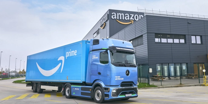 Amazon, şimdiye kadarki en büyük elektrikli ağır yük aracı (eHGV) siparişini verdiğini açıkladı. 