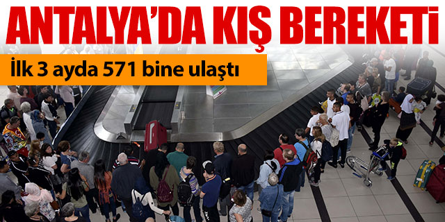 Antalya’da kış bereketi