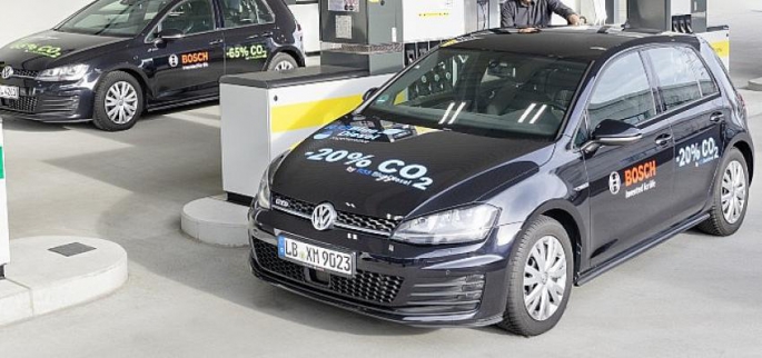 Bosch, Shell ve Volkswagen yüzde 20 daha düşük karbonlu yenilenebilir benzin geliştirdi. 