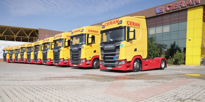 Ceran Nakliyat, filosunu genişletmek için Scania markasını tercih etti.