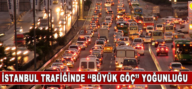 E-5 karayolunda kapalı yollar nedeniyle trafik yoğunluğu oluştu