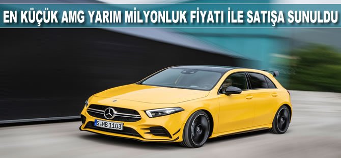 En küçük AMG yarım milyonluk fiyatı ile satışa sunuldu