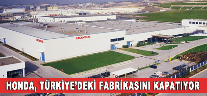 Honda, Türkiye’den çıkış tarihini açıkladı