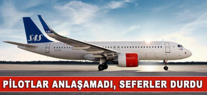 İskandinav Hava Yolları’nda seferler durdu