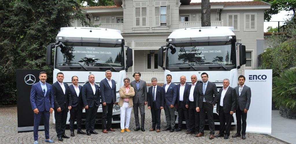 Mercedes’ten Enco’ya 50 adetlik Actros teslimatı