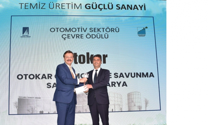 Otokar, KSO Şahabettin Bilgisu Çevre Ödülleri’nde Büyük Ölçekli İşletme Kategorisi, Otomotiv Sektöründe “Çevre” ödülüne layık görüldü.