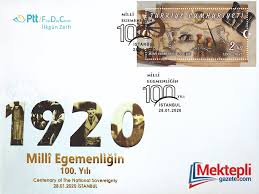 PTT AŞ’den ‘Millî egemenliğin 100. yılı’ konulu anma pulu