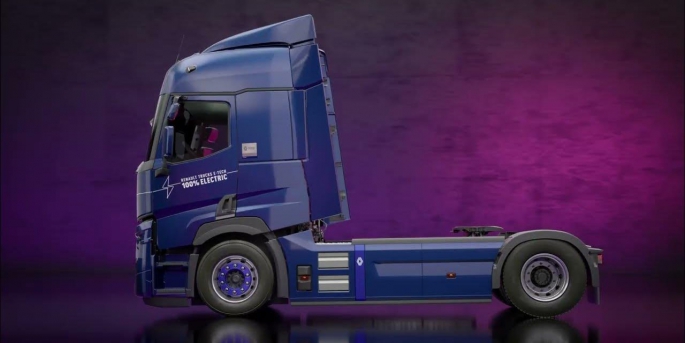 Renault Trucks, 2025'ten itibaren menzili uzatılan yeni versiyon E-Tech T modeli için sipariş almaya başlayacak.