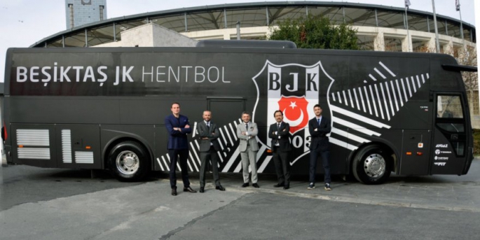 TEMSA, Türkiye ve Avrupa’da büyük başarılara imza atan Beşiktaş Aygaz Hentbol Takımı’nın Karayolu Ulaşım Sponsoru oldu. 