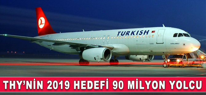 THY’nin 2019 hedefi 90 milyon yolcu