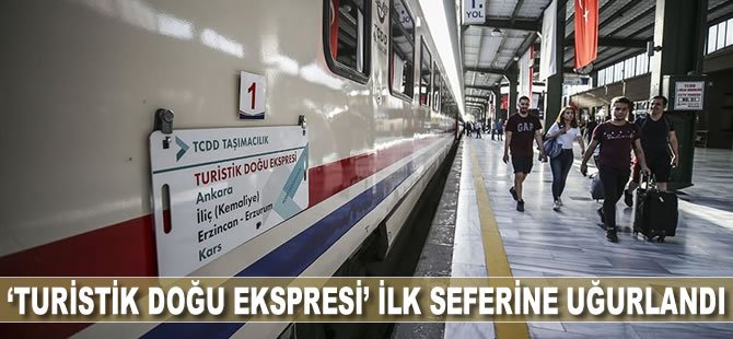 ‘Turistik Doğu Ekspresi’ ilk seferine uğurlandı