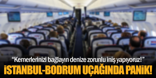 Yolcu uçağındaki yanlış anons paniğe neden oldu!